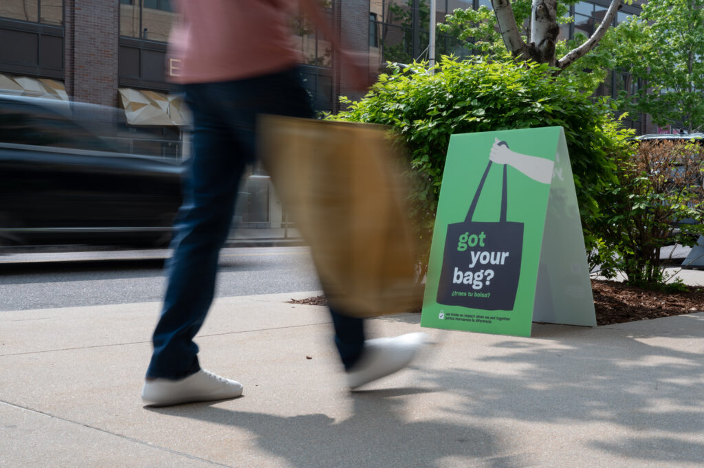 TJ Maxx Large Shopping Tote Bag NEW YORK CITY Reusable Eco